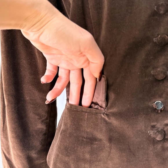 Ralph Lauren 1984 F/W Brown Cotton Velvet Equestrian Jacket Small - Picture 7 of 9